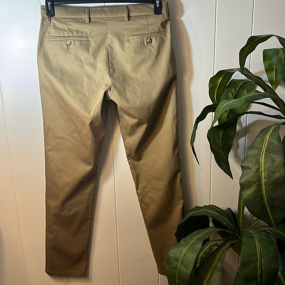Docker Men Signature Khaki Slim Pant Size 34 X 34 - Picture 5 of 10